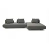 Sofá Modular Minimalista Italiano Qiyu Sala de Estar Retro Casa Grande Sofá Perezoso Muebles de Diseñador