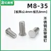 Tornillos remachables de acero inoxidable 304 FHS/HFHS antioxidantes, anticorrosivos y resistentes a altas temperaturas con especificaciones de venta directa de fábrica