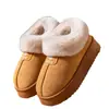 Zapatos de Algodón para Mujer Invierno 2026 Estilo Nuevo Moda Antideslizantes Suela Suave Gamuza Cálidos Pareja Hogar Pantuflas de Algodón Hombres Uso Exterior