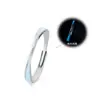Anillos Luminosos de Pareja Mariposa Azul Soñadora para Hombres y Mujeres, Diseño Único, Anillo Abierto de Mariposa Sencillo y de Alta Gama Regalo
