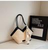 Bolsas para Mulheres 2026 Novo Estilo Bolsa Tote Popular deste Ano de Grande Capacidade Bolsa de Ombro Casual de Verão Bolsa para Aula de Estudante Universitário