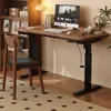 Escritorio Eléctrico Inteligente de Elevación Madera Maciza Oficina en Casa Escritorio para Computadora Estación de Trabajo de Pie Escritorio de Estudio para Estudiantes