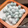 Jadeíta natural hielo tres colores verde cuentas Passepartout A productos cuentas de jade DIY tejido a mano collar pulsera accesorios