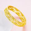 Pulseira de joias Xin banhada a ouro Vietnã Ouro Dragão Fênix ouro de imitação feminino atacado Noiva casamento pulseira de casamento chinesa