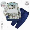 Comercio Exterior Ropa Infantil Primavera y Otoño Conjunto Infantil de Dos Piezas Material Sudadera Sudadera con Capucha Ropa Infantil para Bebés Ropa de Salida [Al por Mayor]