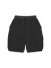Insígnia de Braçadeira Estilo Clássico Stone Island Transfronteiriça Gaze de Algodão Respirável Tricô Lavado Shorts Casuais Calças de Cinco Pontos