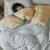 Juego de Cama de Cuatro Piezas de Felpa de Leche con Tallado de Lujo Ligero para Otoño e Invierno Almacenamiento de Calor y Calidez Suministro para Transmisión en Vivo Dropshipping
