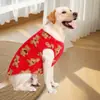 Fábrica direta nova transfronteiriça outono e inverno grande cão gato roupas para animais de estimação colete suprimentos atacado leite filhote de cachorro roupas