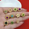 Contas de ouro antigas contas soltas contas da sorte diy pulseira acessórios pulseira com contas de preservação de cor areia acessórios de ouro contas espaçadoras atacado