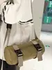 Bolso de Mujer Transfronterizo 2025 Invierno Nuevo Moda Casual Bolso de Hombro Versátil Bolso Cruzado de Moda Bolso Cilíndrico Bolso Almohada
