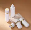 Botella de esencia con dispensador de presión nueva 50 g botella de crema de vidrio set de productos para el cuidado de la piel botella 120 ml botella dispensadora de vacío