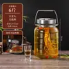 Atacado do Fabricante Taça de Vinho Borbulhante Garrafa de Vinho com Torneira Pote Selado 5kg Ameixa Verde Vinho Branco Vinho Medicinal Lata de Vinho Borbulhante Armazenamento de Vinho