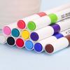 Marcadores Acrílicos Huilin Transfronterizos de 12 Colores para Dibujos Infantiles, No Corren, Bolígrafos de Colores Gouache Artísticos Apilables para Pintar