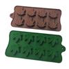 Molde para Pastel de Mousse de Hoja de Arce de 8 Conexiones Molde para Decoración de Pastel de Fondant Herramientas para Hornear Molde de Chocolate DIY Venta al por mayor