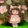 Boneca Cheia 28cm Boneca Expressão Engraçada Fofa Boneca Feia Fofa Corpo Inteiro Vinil Olho 3D 5 Articulações Brinquedo Infantil