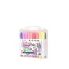 Caneta Marcadora à Prova d'Água de Secagem Rápida Caneta à Base de Água com Tinta Acrílica Conjunto para Arte Infantil Colorido à Prova d'Água Não Transparente Caixa de Conjunto de Canetas Coloridas