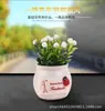 Decoração de carro planta de simulação vaso de frutas auspiciosas decoração criativa para carro decoração de aromaterapia para interior de carro fabricante