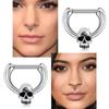 Nuevo Piercing Mediano de Acero Inoxidable para la Nariz, Aro para el Septo, Joyería Popular para Piercing, Cool