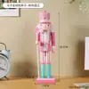 Cascanueces de Navidad Figura de Madera Adorno Forma de Soldado Mesa de Sala de Estar Ventana Decoración Festiva