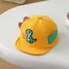Sombrero suave de dinosaurio para bebé, gorra linda de pico de pato, gorra de béisbol bordada para niños y niñas de 6 a 18 meses, sombrero de protección solar