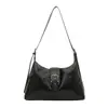 Bolso bandolera cruzado casual retro estilo coreano 2026 nuevo versátil exquisito bolso de hombro color liso bolso tote de lujo ligero