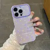 Capa de Celular Floral Roxo Claro Compatível com iPhone 18 Apple 17 Pro Max Flores Rosas Multicolorida Doce Anti-queda Capa Protetora