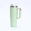 Taza de Coche Transfronteriza de 30 oz Segunda Generación, Nueva Taza Térmica de Acero Inoxidable 304 con Asa de Popote Portátil, Taza para Hielo