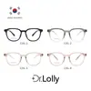 Nova Armação de Óculos Ópticos Metálica Dr.Lolly Estilo Coreano Armação de Óculos Oval da Moda Pode Ser Equipado com Óculos Danyang