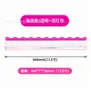 Estante Transparente de Acrílico para Mahjong con Empujador Magnético de Colores, Regla Empujadora de Mahjong Estilo Americano, Estante Clasificador de Cartas con Diseño de Olas