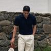 Camiseta Polo de Punto de Manga Corta con Textura de Malla Calada Americana para Hombre Verano Estilo Coreano Estilo Ligeramente Maduro Top Camiseta