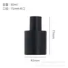 Botella de Perfume Bayoneta Negro Sub, Botella de Perfume Cilíndrica de Gama Alta, Botella con Atomizador de Presión a Prueba de Luz, Dispensador de Vidrio