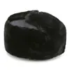 Sombrero Lei Feng para hombre con protección para los oídos, un sombrero de algodón clásico estilo noreste, engrosado y forrado para abrigar, a prueba de viento, resistente al frío y adecuado para esquiar