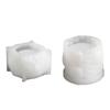 Kit de Manualidades Taza de Vela de Miel de Abeja Panal Recipiente de Almacenamiento Molde de Silicona de Resina Flor de Margarita en Relieve Molde de Yeso Panal