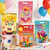 Sacos de Embalagem para Pastel de Flocos da Temporada Escolar, Sacos Fofos de Desenho Animado Auto-Selantes, Embalagem para Produtos Assados, Sacos com Fundo Estável, Sacos para Biscoitos e Doces