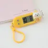 Reloj Electrónico Mini Portátil de Dibujos Animados Lindos, Reloj Electrónico Colgante Multifuncional, Horario Silencioso para Exámenes Estudiantiles