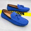 Comercio Exterior Talla Grande 48 Zapatos Doug para Hombre Borla Casual Zapatos de Piel Suela Suave Zapatos para Conducir Sin Cordones Zapatos Perezosos Zapatos para Hombre