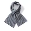 Nueva colección de otoño e invierno: bufanda de jacquard de cachemira a cuadros, diseño unisex, proporciona protección para el cuello, calidez y protección contra el clima frío, un accesorio moderno y versátil