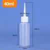 40 50 100ml Agente de Sellado Auto-Nivelante Botella de Construcción, Botella de Boca Puntiaguda, Botella Dispensadora, Botella de Plástico, Botella de Pegamento