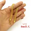 Popular Transfronterizo Chapado en Oro de 24 Quilates Color Oro Imitación Doble Botón Pulsera de Jefe Color Dorado Arena Retro Conservación del Color Joyería Dominante para Hombre