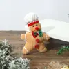 Decoraciones Navideñas Muñeco de Jengibre Creativo Muñeco Colgante Pequeño Muñeco de Galleta Colgante para Fiesta Árbol de Navidad