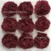 Shein Más Vendido Vintage Vino Tinto Multi-Estilo Cabeza de Flor Artificial Flor de Pelo DIY Adorno de Flor Adorno Sombrero de Estudiante Flor Decorativa Donación