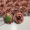 Suministros del Fabricante Cabezas de Flores de Espuma de Polietileno Teñidas, Rosas de Gradiente de Alta Simulación, Arco para el Día de San Valentín, Materiales Florales para Sostener en la Mano