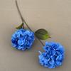 Flor artificial azul real de alta gama 2024, nuevo material floral para bodas, fondo para bodas, accesorios para arreglos florales.