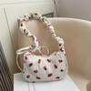 Bolso de Mano Cuadrado Pequeño Plegado Estilo Dulce al por Mayor para Mujer Verano 2025 Nuevo Bolso de Hombro con Lazo Versátil Bolso Cruzado