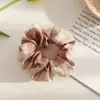 Acessórios de Cabelo Primavera e Verão Estilo Coreano Ins Ornamentos Simples de Cabelo Coloridos Elásticos de Cabelo Pig Intestine Coloridos Flores de Cabelo para Mulheres Scrunchies Grandes Faixas de Cabelo