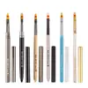 Escova de unha escova unha caneta gradiente caneta serrilhada pincel para espalhar pincel de pintura linhas espalhadas renda ferramenta para unha pintada pincel