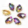 Cristal K9 9*14mm Ponta de Broca de Eixo Fundo Pontiagudo Formato Especial Broca de Garra Costurada à Mão Acessórios de Vestuário DIY Adesivos Decorativos para Arte de Unhas