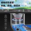 Jinhong Gris Gun Acero Inoxidable Coladera de Piso a Prueba de Olores Coladera de Piso con Rebosadero Núcleo Lavadora Balcón Baño Inodoro Coladera de Piso Universal