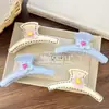 Pinza para el pelo de flor transparente coreana Pasador Moda Estilo Vacacional Línea Colorida Pinza Tiburón para el Cabello Accesorios para el Cabello Venta al por Mayor