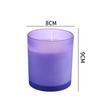 Vaso de vidrio de color spot para velas de aromaterapia DIY esmerilado a mano, vaso de aromaterapia con tapa, puede tener una variedad de LOGOTIPO serigrafiado